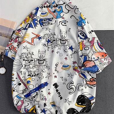 市场上装-衬衫-微潮衬衫