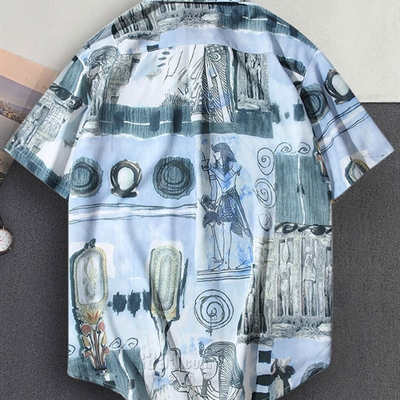 市场上装-衬衫-微潮衬衫