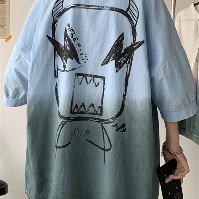 市场上装-衬衫-微潮衬衫