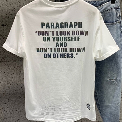市场上装-T恤-休闲T恤【实拍】