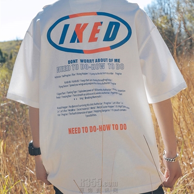 市场上装-T恤-微潮T恤