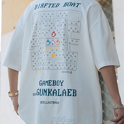 市场上装-T恤-微潮T恤