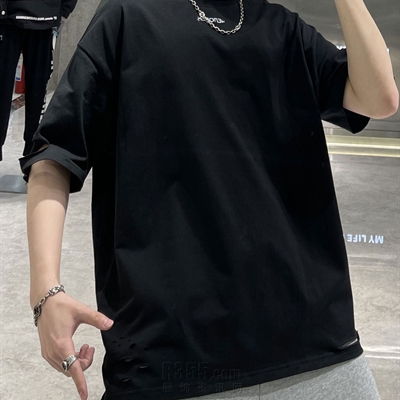 市场上装-T恤-微潮T恤