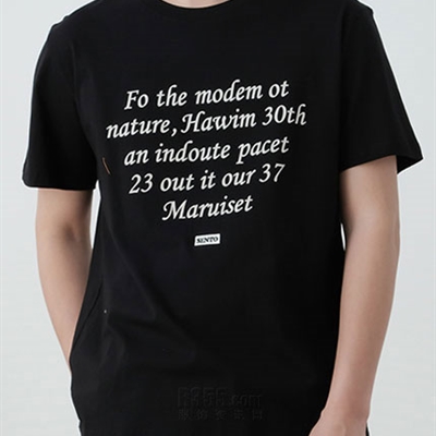 市场上装-T恤-休闲T恤