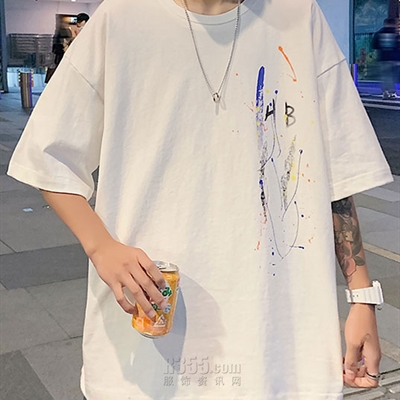 市场上装-T恤-微潮T恤