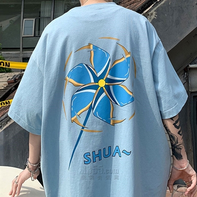 市场上装-T恤-微潮T恤