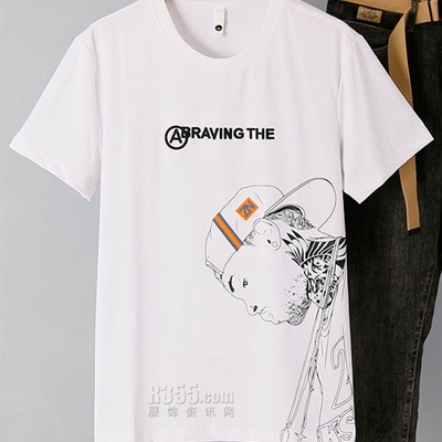 市场上装-T恤-休闲T恤【实拍】