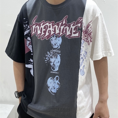 市场上装-T恤-微潮T恤