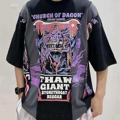 市场上装-T恤-微潮T恤