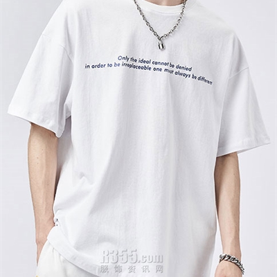 市场上装-T恤-微潮T恤