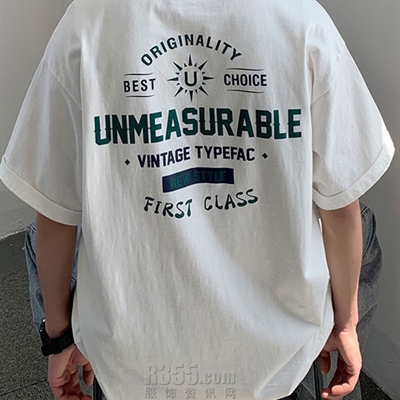 市场上装-T恤-微潮T恤