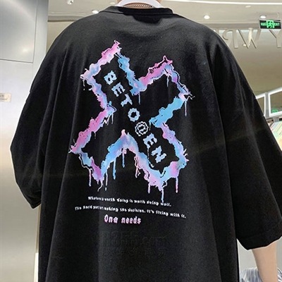 市场上装-T恤-微潮T恤