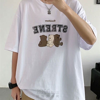 市场上装-T恤-微潮T恤