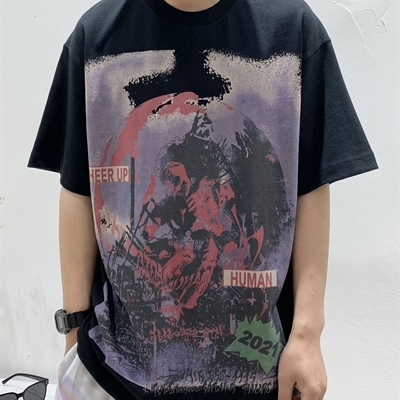 市场上装-T恤-微潮T恤