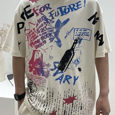 市场上装-T恤-微潮T恤