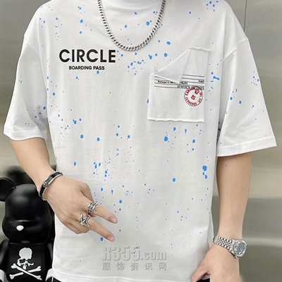 市场上装-T恤-微潮T恤