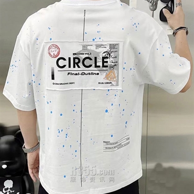 市场上装-T恤-微潮T恤