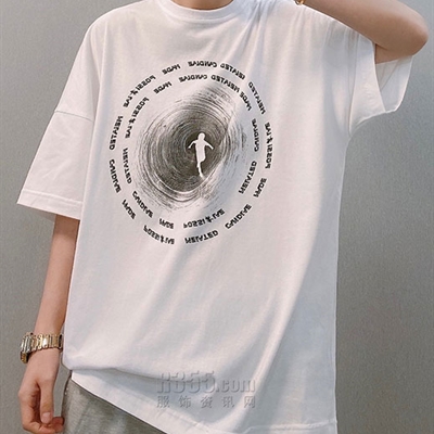 市场上装-T恤-微潮T恤