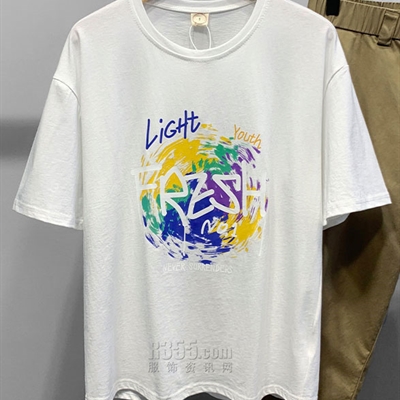 市场上装-T恤-休闲T恤【实拍】