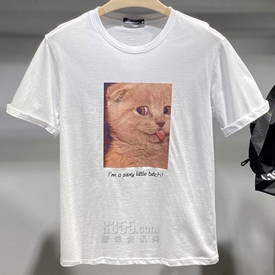 市场上装-T恤-休闲T恤【实拍】