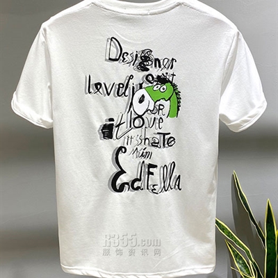 市场上装-T恤-休闲T恤【实拍】