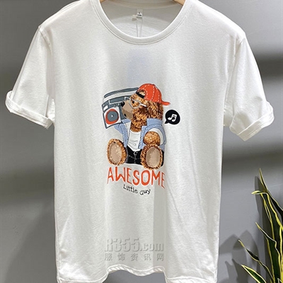 市场上装-T恤-休闲T恤【实拍】