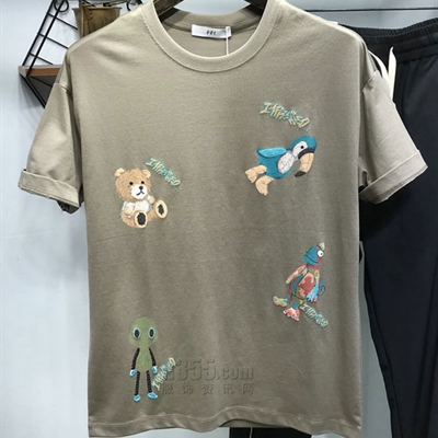 市场上装-T恤-休闲T恤【实拍】