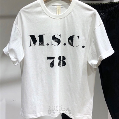 市场上装-T恤-休闲T恤【实拍】