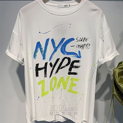 市场上装-T恤-微潮T恤【实拍】