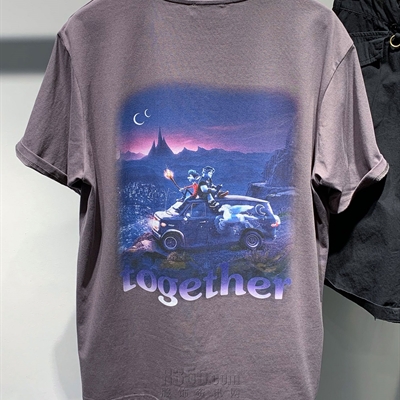 市场上装-T恤-休闲T恤【实拍】