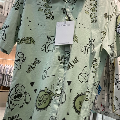 市场上装-衬衫-微潮衬衫【实拍】