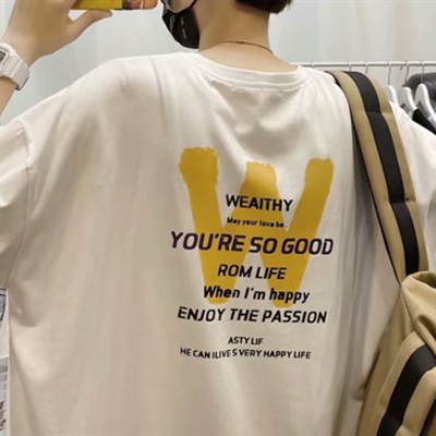 市场上装-T恤-微潮T恤