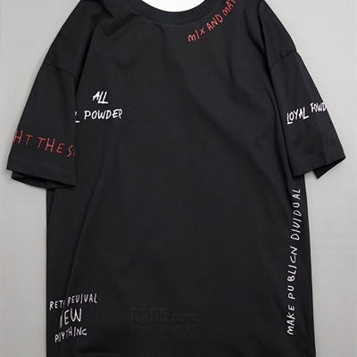 市场上装-T恤-微潮T恤