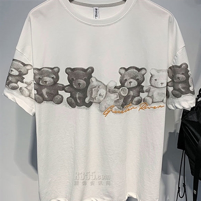 市场上装-T恤-微潮T恤【实拍】