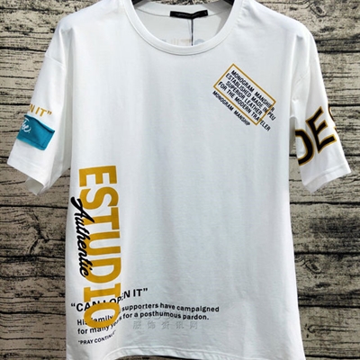 市场上装-T恤-微潮T恤【实拍】