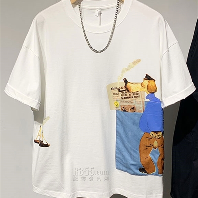 市场上装-T恤-微潮T恤【实拍】