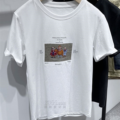 市场上装-T恤-休闲T恤【实拍】