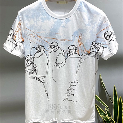 市场上装-T恤-休闲T恤【实拍】