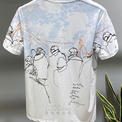 市场上装-T恤-休闲T恤【实拍】