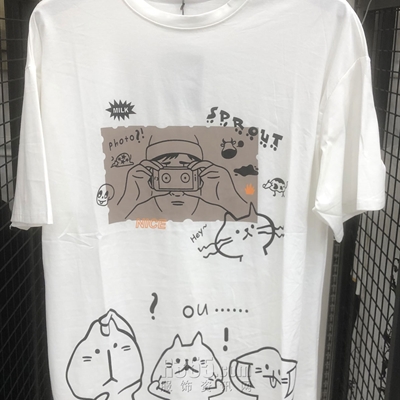 市场上装-T恤-微潮T恤【实拍】