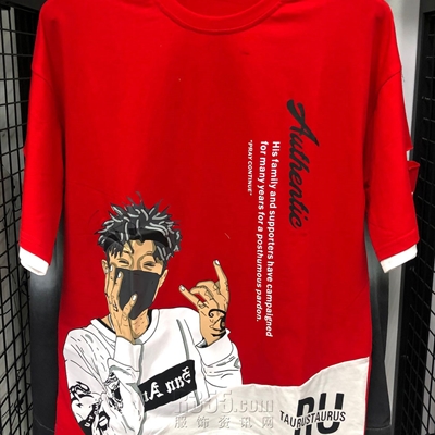 市场上装-T恤-微潮T恤【实拍】