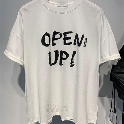 市场上装-T恤-微潮T恤【实拍】