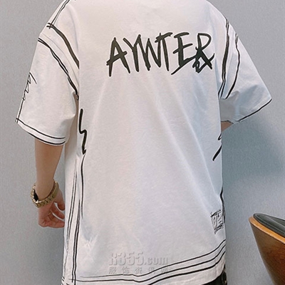 市场上装-T恤-微潮T恤