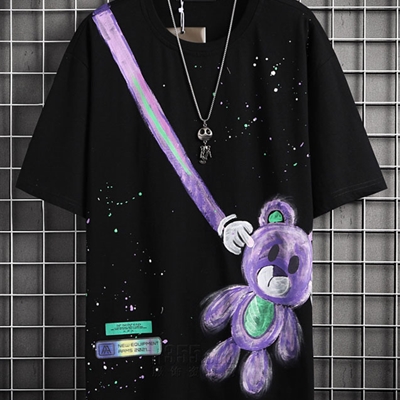 市场上装-T恤-微潮T恤