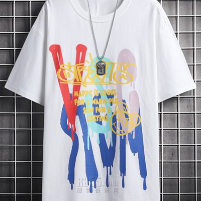 市场上装-T恤-微潮T恤