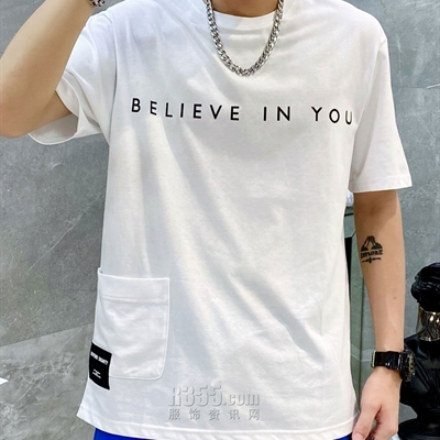 市场上装-T恤-微潮T恤