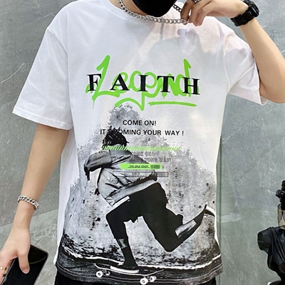 市场上装-T恤-微潮T恤