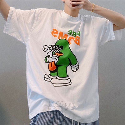 市场上装-T恤-微潮T恤