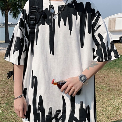 市场上装-T恤-微潮T恤