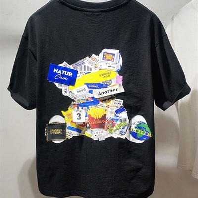 市场上装-T恤-微潮T恤【实拍】